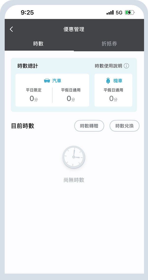 點選時數兌換